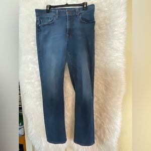 Fidelity Denim Men’s “Jimmy-Clampdown Dark” Jeans. Size 36